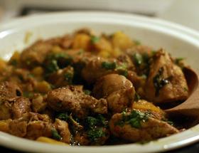 Beef Tongue Tagine with Swiss Chard Beef Tongue Tagine with Swiss Chard