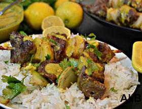 Grilled Indian Beef Korma Kabobs Grilled Indian Beef Korma Kabobs