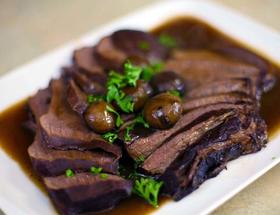 Beef Tongue, Slow-Cooked Beef Tongue, Slow-Cooked