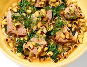 Brisket Stewed with Black-Eyed Peas Brisket Stewed with Black-Eyed Peas