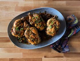 Cornish Hens With Kumquats and Olives Cornish Hens With Kumquats and Olives