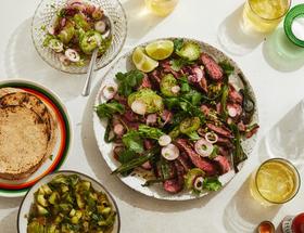 Quick-Seared Short Ribs With Charred Scallion Salsa Quick-Seared Short Ribs With Charred Scallion Salsa