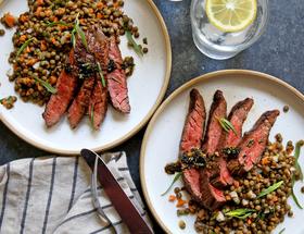 Skirt Steak with Lentils Skirt Steak with Lentils
