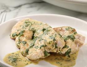 Turkey Cutlets with Dijon-Wine Sauce Turkey Cutlets with Dijon-Wine Sauce