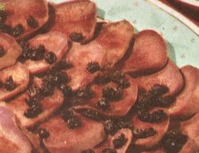 Beef Tongue with Raisin Sauce Beef Tongue with Raisin Sauce
