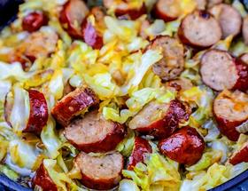 Sausage with Cabbage and Apples Sausage with Cabbage and Apples