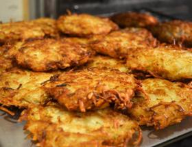 Potato-Turnip Latkes in Duck Fat Potato-Turnip Latkes in Duck Fat