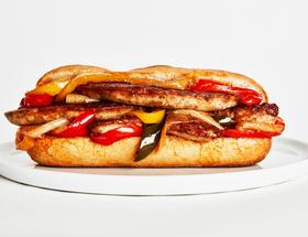 Sausage Sub with Peppers and Onions Sausage Sub with Peppers and Onions